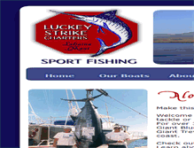 Tablet Screenshot of luckeystrike.com